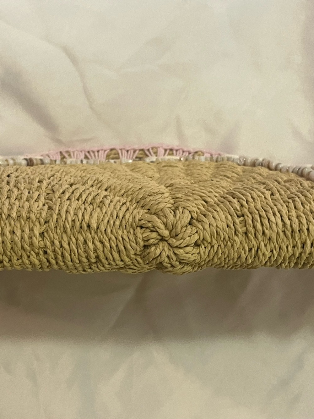 NWT Stoney Clover Lane Seashell Woven Clutch - Picture 11 of 12
